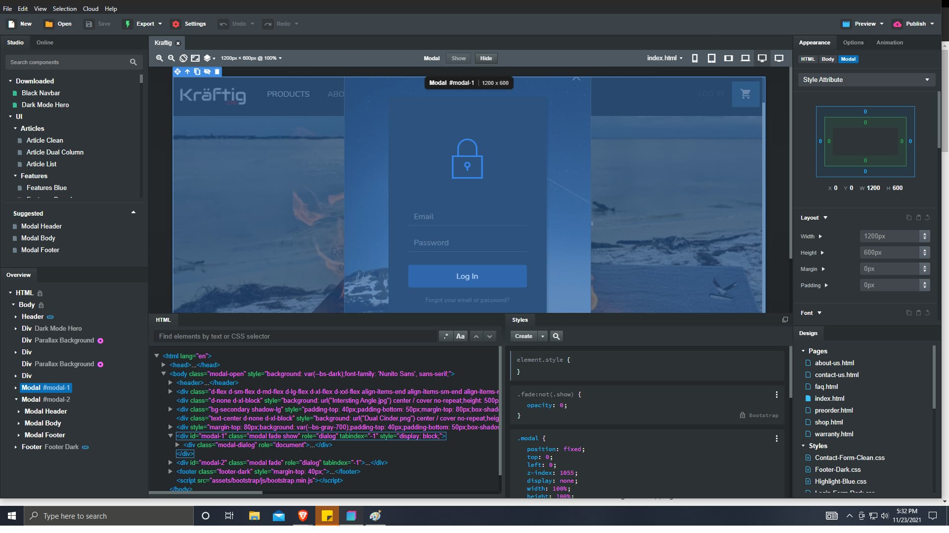 Bootstrap Studio Professional Full Preactivated