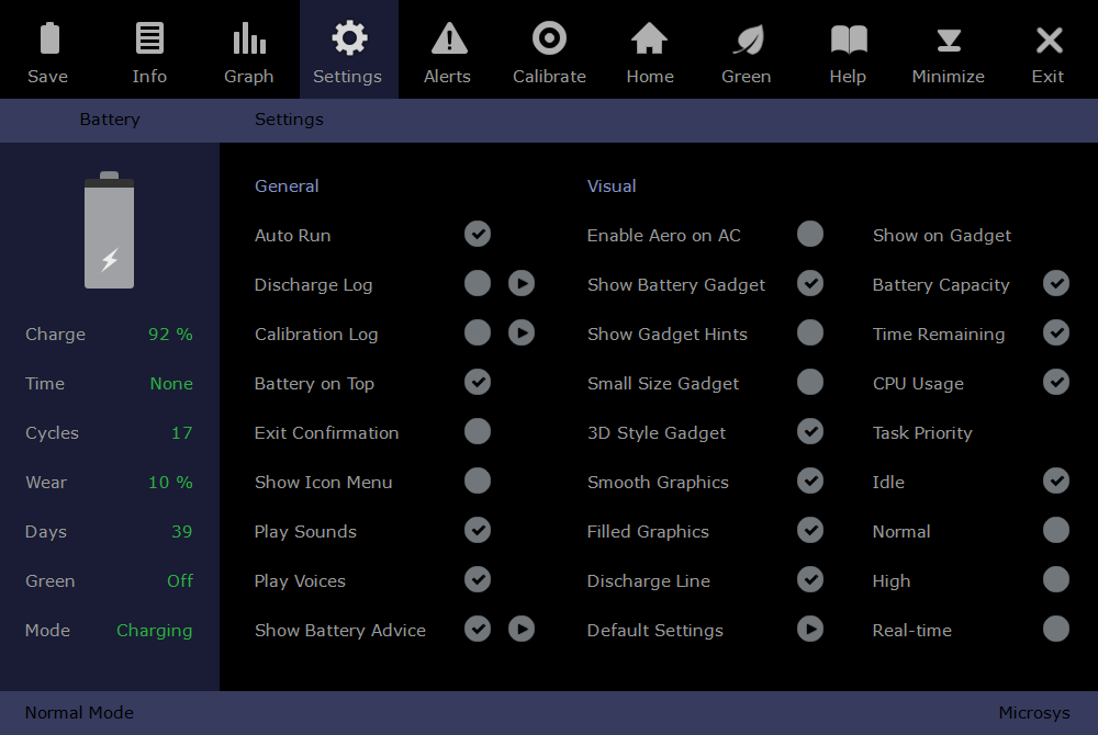 Microsys Smarter Battery Full Preactivated