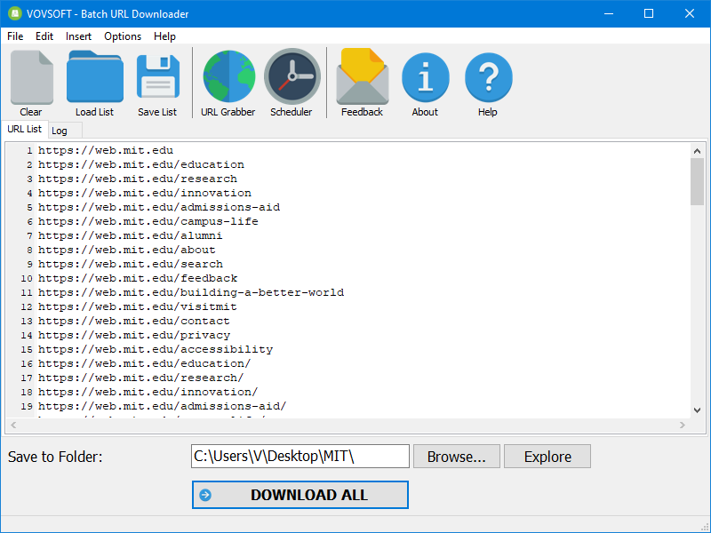 VovSoft Batch URL Downloader Full Preactivated