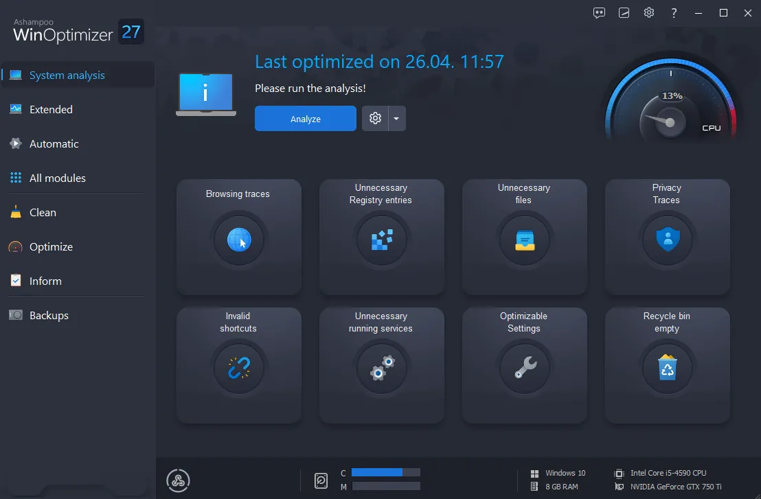 Ashampoo WinOptimizer PreActivated